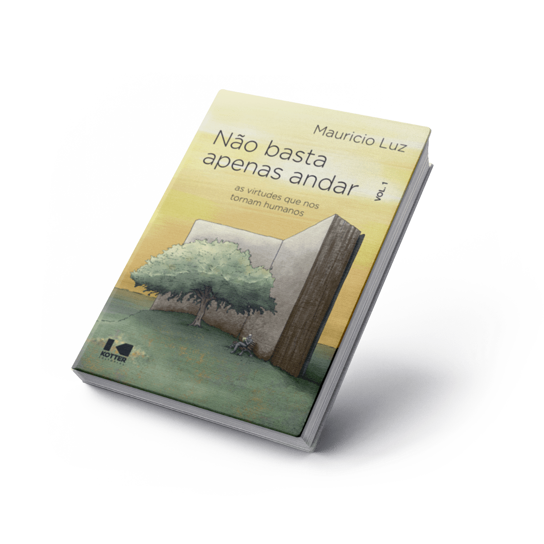 Livro Não basta apenas andar, de Maurício Luz
